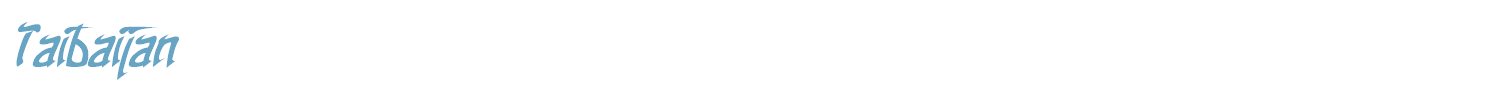 sample Taibaijan font